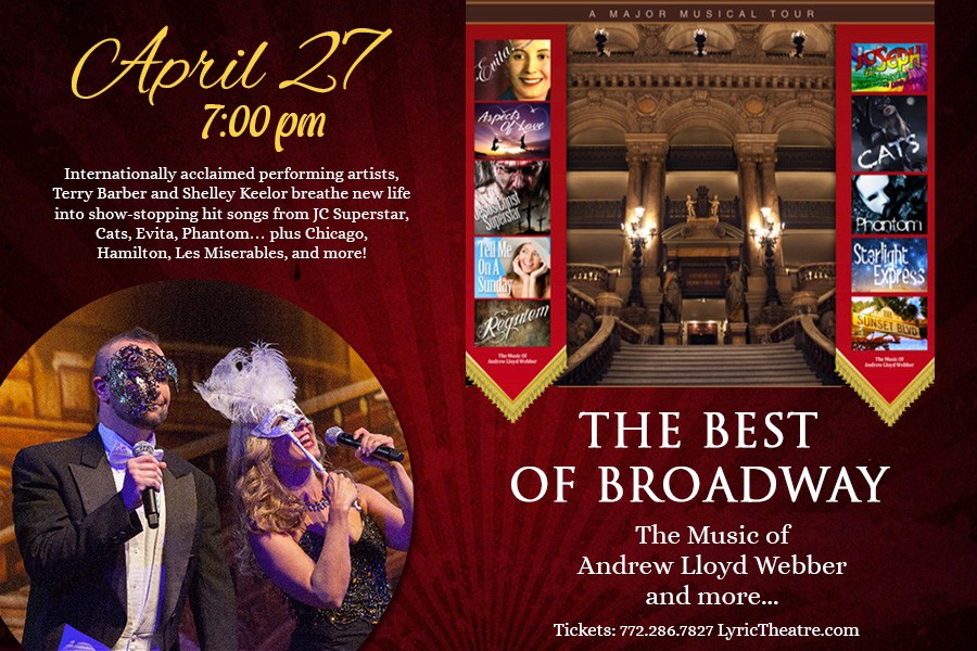 SOLD OUT ~ The Best of Broadway: The Music of Andrew Lloyd Webber and